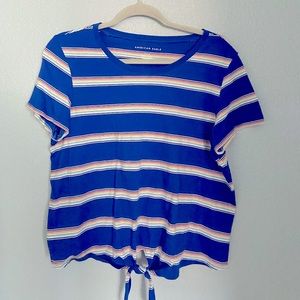American Eagle cropped Tie Top